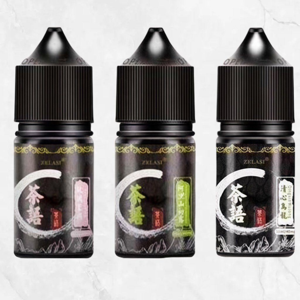 茶語煙油｜頂級茶香四溢40mg高濃度30ml - 台灣茶味煙油首選｜真實烏龍茶葉萃取