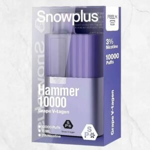 SnowPlus大板磚拋棄式電子煙｜冰山薄荷、茉莉龍井、綠寶石甜瓜、西瓜冰口味｜台灣熱銷一次性電子煙